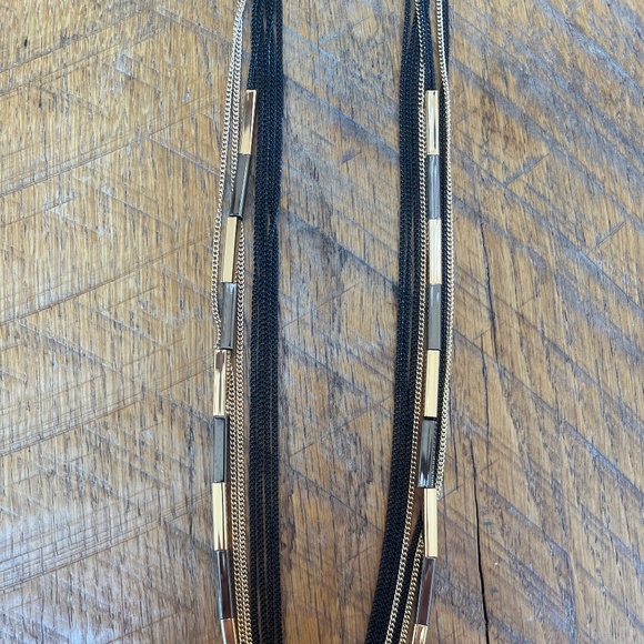 Black and Gold Necklace - Picture 1 of 3